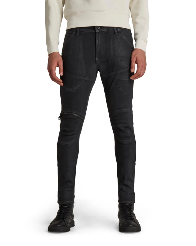 G-Star Men's 5620 3D Zip Knee Skinny Jeans, Grey (magma cobler restored D01252-B964-C789), 28W / 32L - Image 1