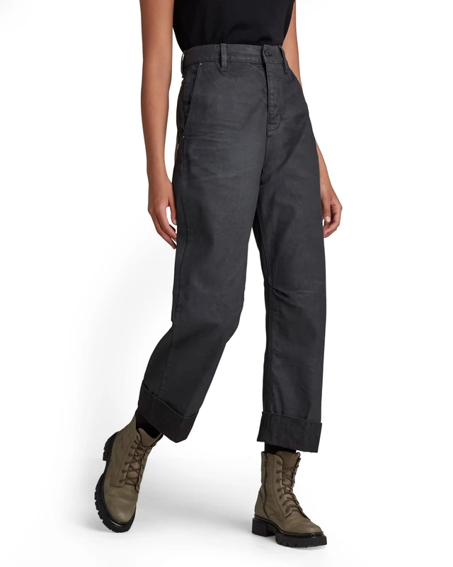 G-Star Women's Eve 3D Wide Leg Jeans, Grey (vintage slate cobler D20084-C668-C774), 24W / 32L - Image 1