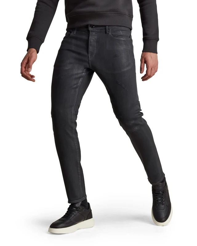 G-Star Men's 3301 Slim style Jeans, Grey (magma cobler restored 51001-B479-C789), 27W / 32L - Image 1