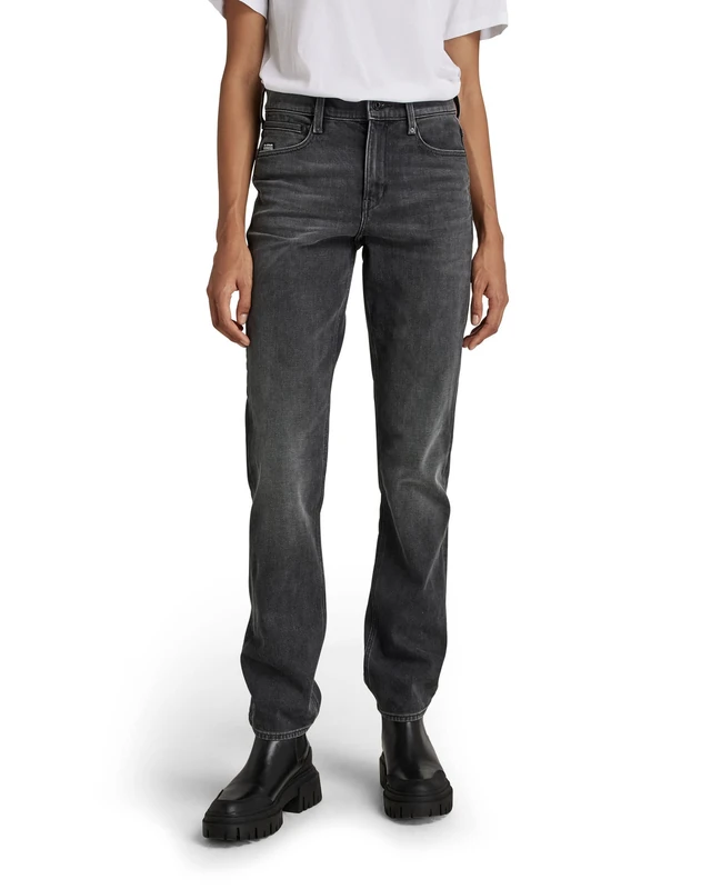 G-Star Women's Noxer Straight Jeans, Grey (vintage basalt D17192-C293-B168), 25W / 30L
