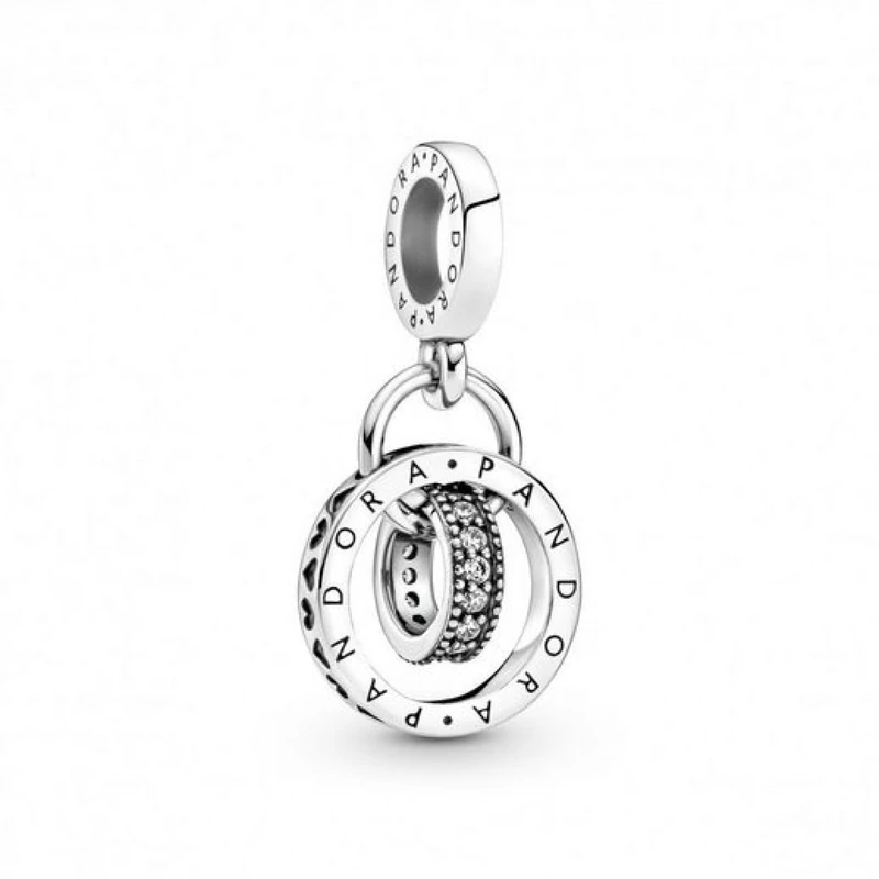 Pandora Pandora Logo Circles Dangle Charm 799490C01
