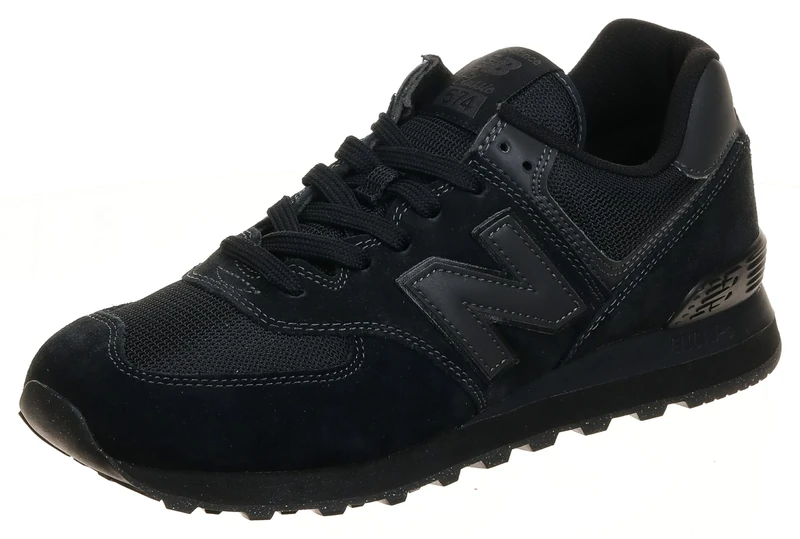 New Balance 574v3, Sneaker, Men's, Black (Triple Black), 5.5 UK