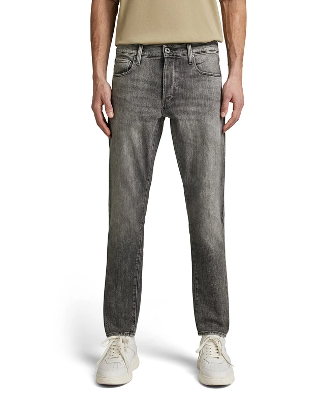 G-Star Men's 3301 Regular Tapered Jeans, Grey (faded carbon 51003-C909-C762), 28W / 30L