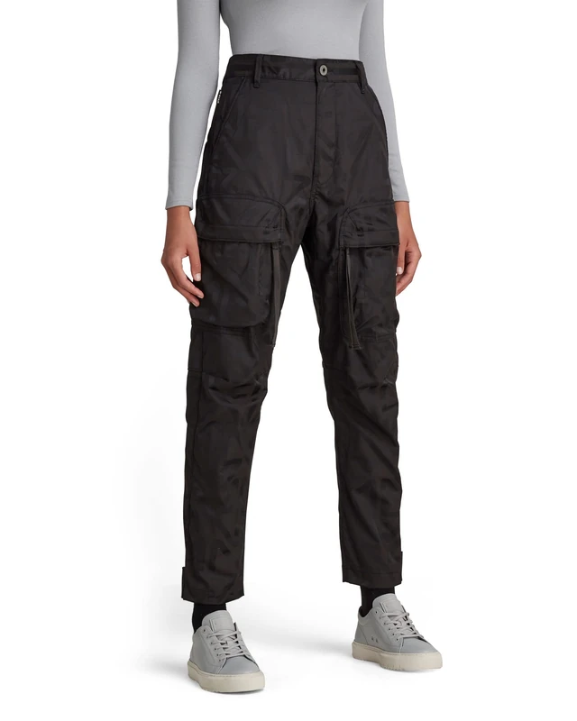 G-Star Women's Boyfriend Tapered 3D Pocket Pants, Black (dk black D20976-C906-6484), 28
