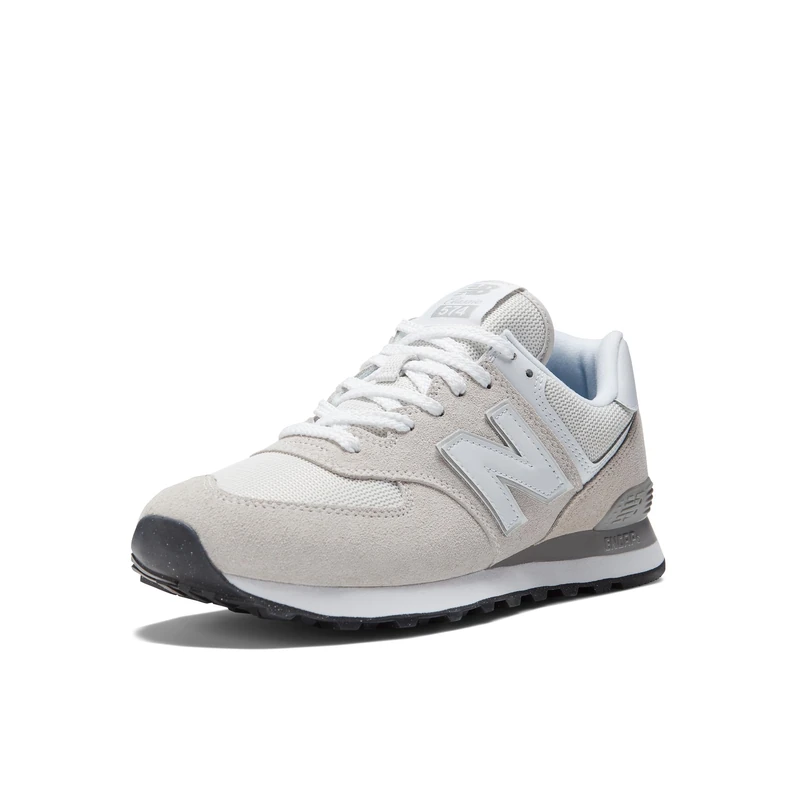 New Balance Mens Nb 574 Sneakers, Nimbus Cloud With White, 7.5 UK