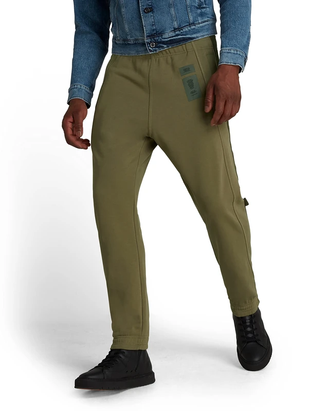 G-Star Men's Tape Sweat Pants, Green (cavalry D20683-A613-C631), XXL - Image 1