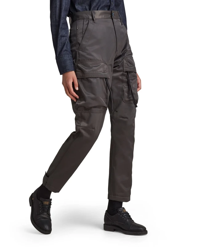 G-Star Women's Boyfriend Tapered 3D Pocket Pants, Grey (cloack D20976-C896-5812), 29 - Image 1