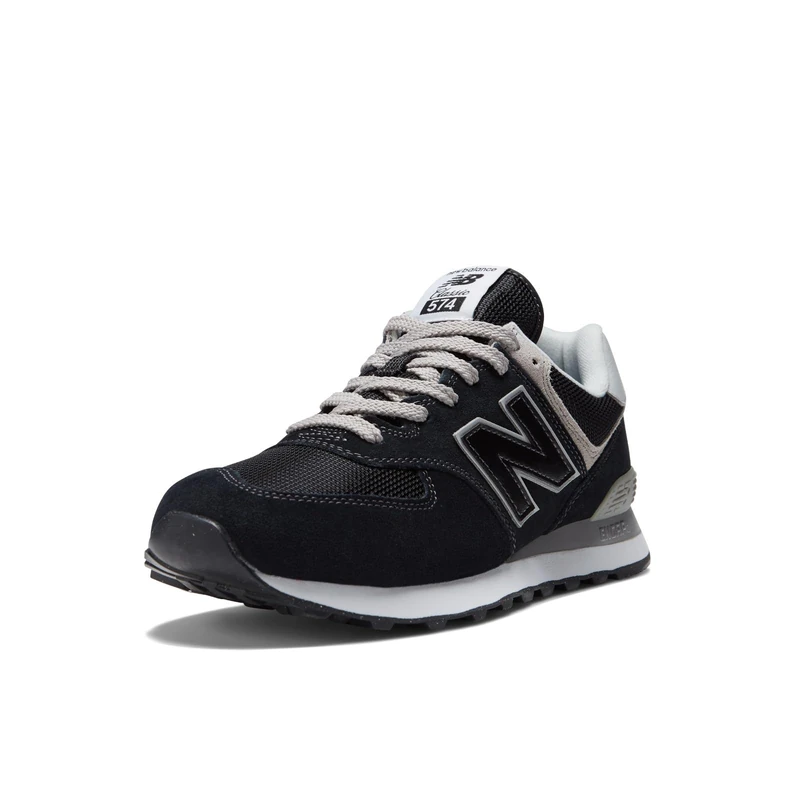 New Balance Mens NB 574 Sneakers - Black EVB, 9.5 UK