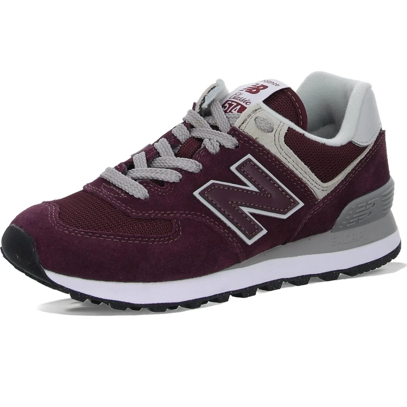 New Balance Women's 574 Lifestyle Shoe, Red - Image 1