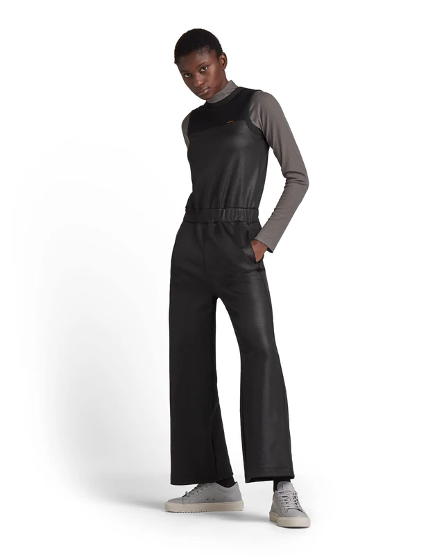 G-Star Women's Wide Leg Jumpsuit, Black (dk black D20588-C537-6484), S