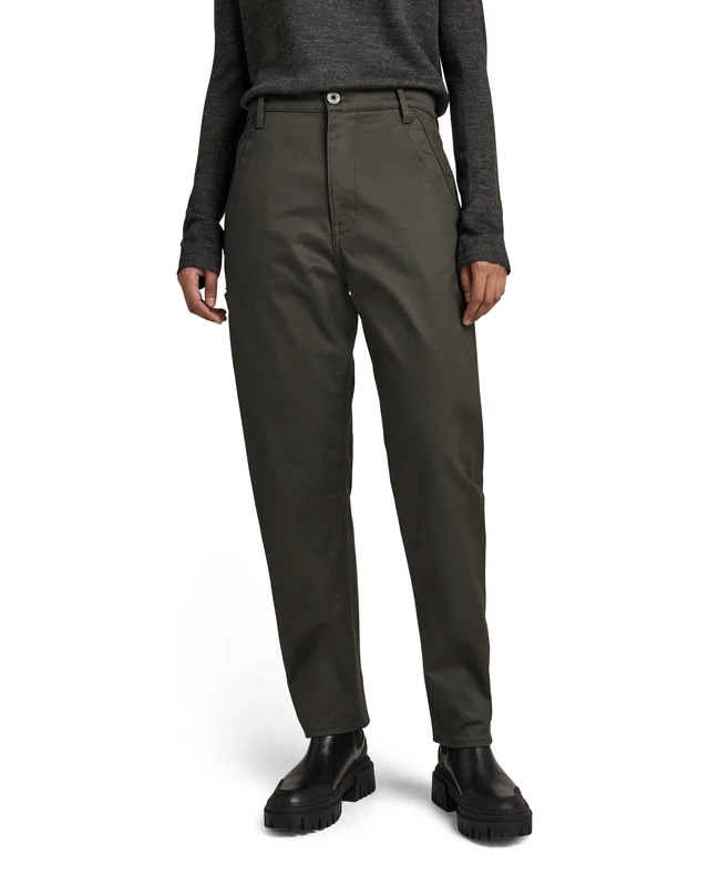 G-Star Women's Boyfriend Tapered Chino, Grey (asfalt D20070-C072-995), 26