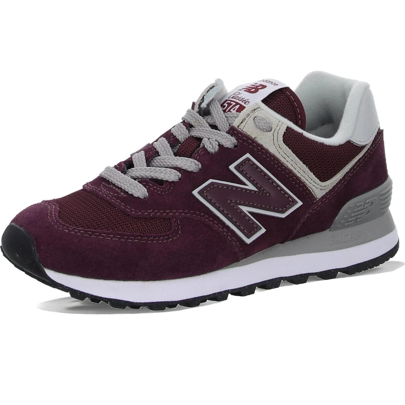 New Balance Women's 574 Lifestyle Shoe, Red