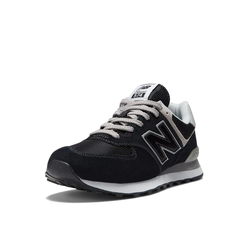 New Balance Mens Nb 574 Sneakers, Black Evb, 9 UK