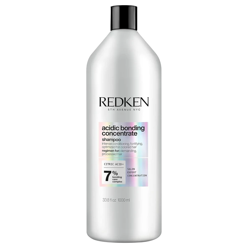 Redken Acidic Bonding Concentrate Shampoo, 1 L (Pack of 1) Cedar - Image 1