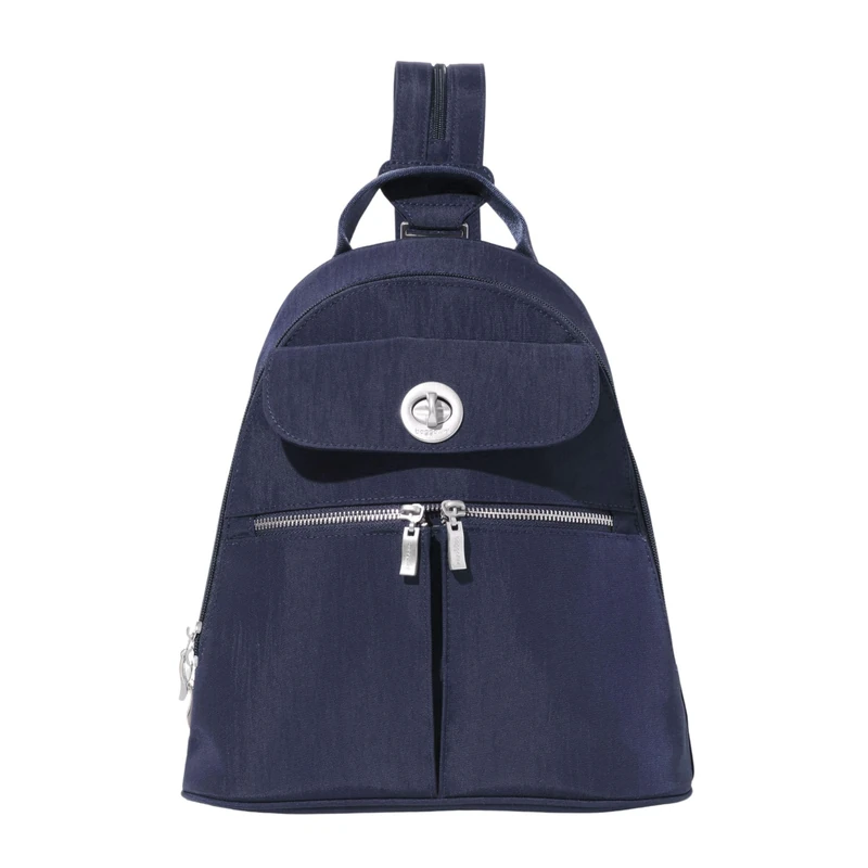 Baggallini Women's Naples Convertible Backpack, French Navy, One Size
