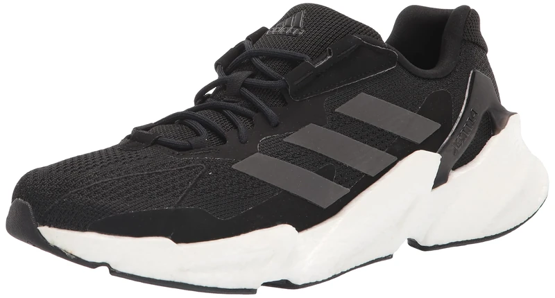 adidas Men's X9000L4 Running Shoe, Black/Black/White, 8