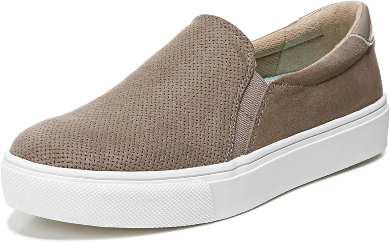 Dr. Scholl's Shoes Women's Nova Sneaker, Woodsmoke Microfiber, 7.5 UK