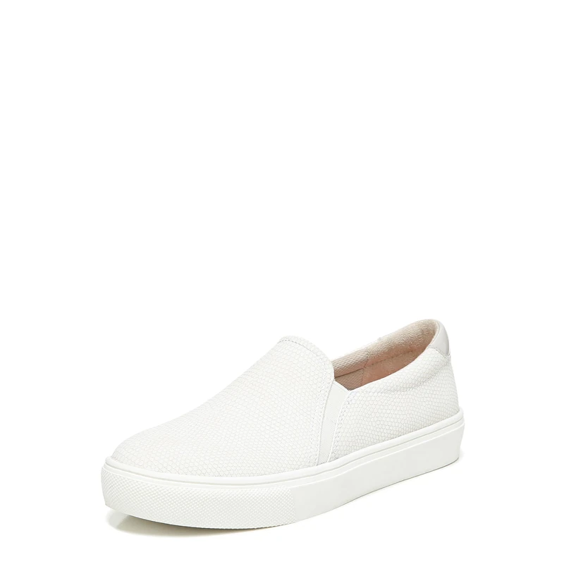 Dr. Scholl's Shoes Women's Nova Sneaker, White Snake, 7 UK