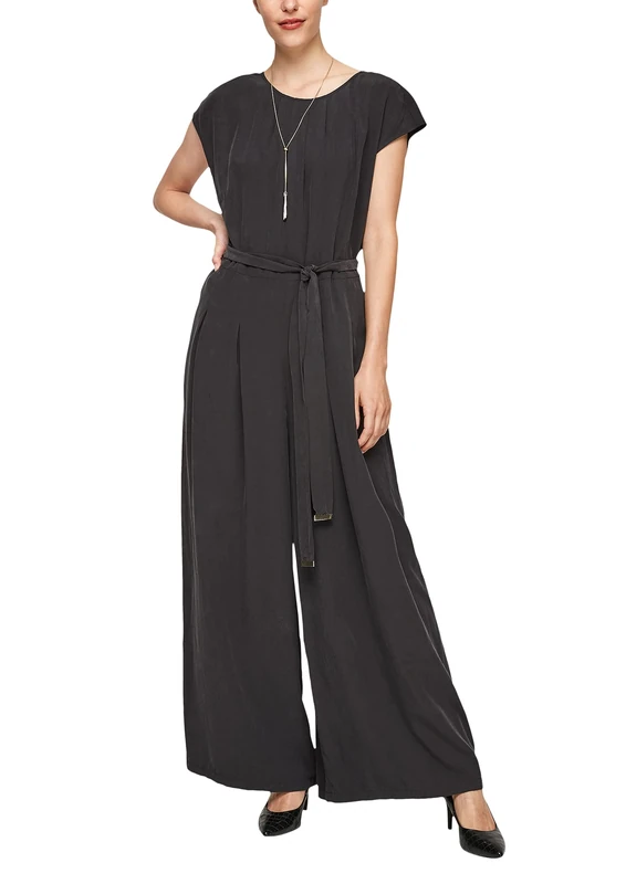 s.Oliver BLACK LABEL Women's Jumpsuit - Black - 34W (Regular)