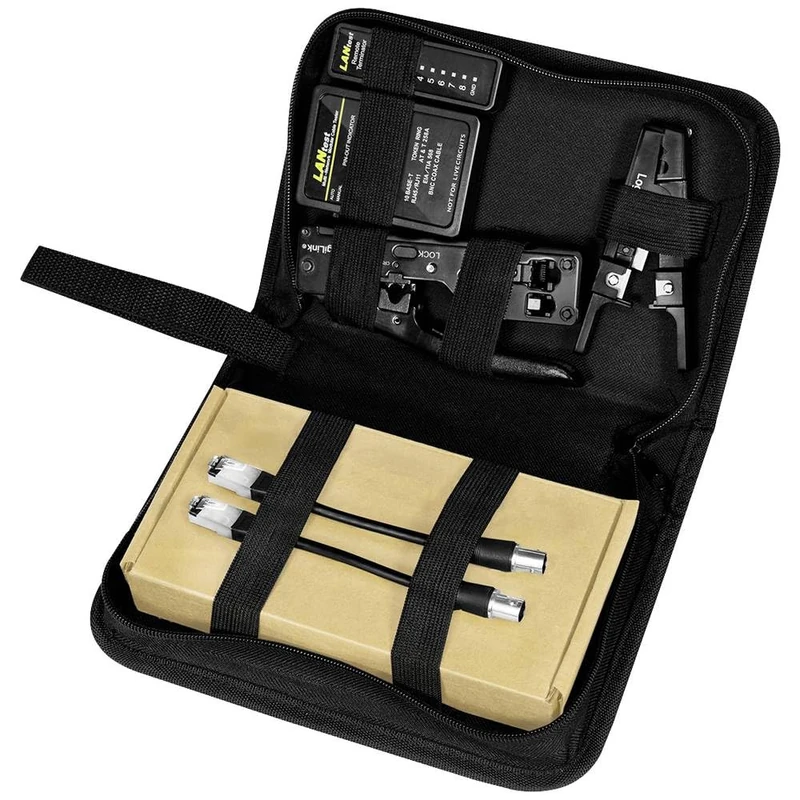 LogiLink WZ0070 Network Tool Set 4 Pieces Specially Designed for CAT.6A & CAT.7 Cables