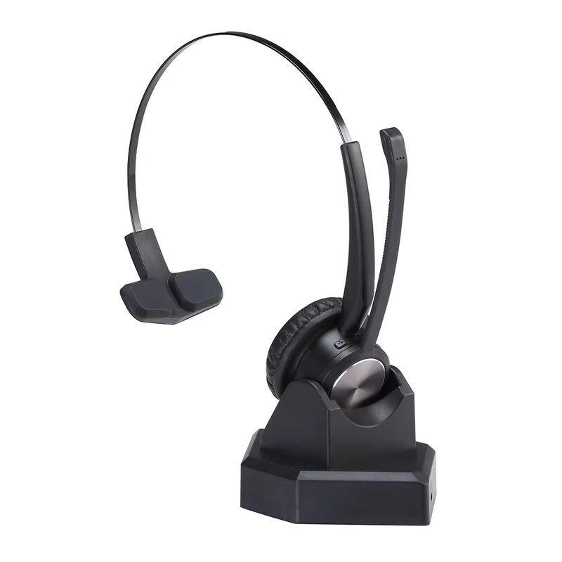 Advanced Monaural Noise Cancelling Wireless Bluetooth Headset | for Calls and Music | Compatible with UC SOFTWARE by Polycom