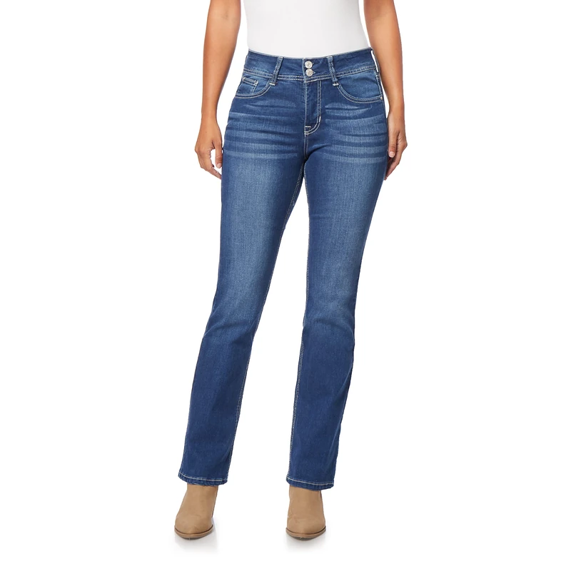 Angels Forever Young Women's Curvy Bootcut Jeans, Tupelo, 14