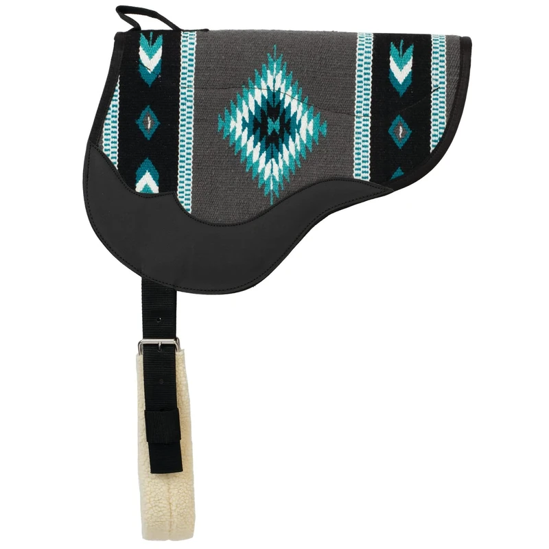 Weaver Leather Wool Blanket Top Bareback Pad
