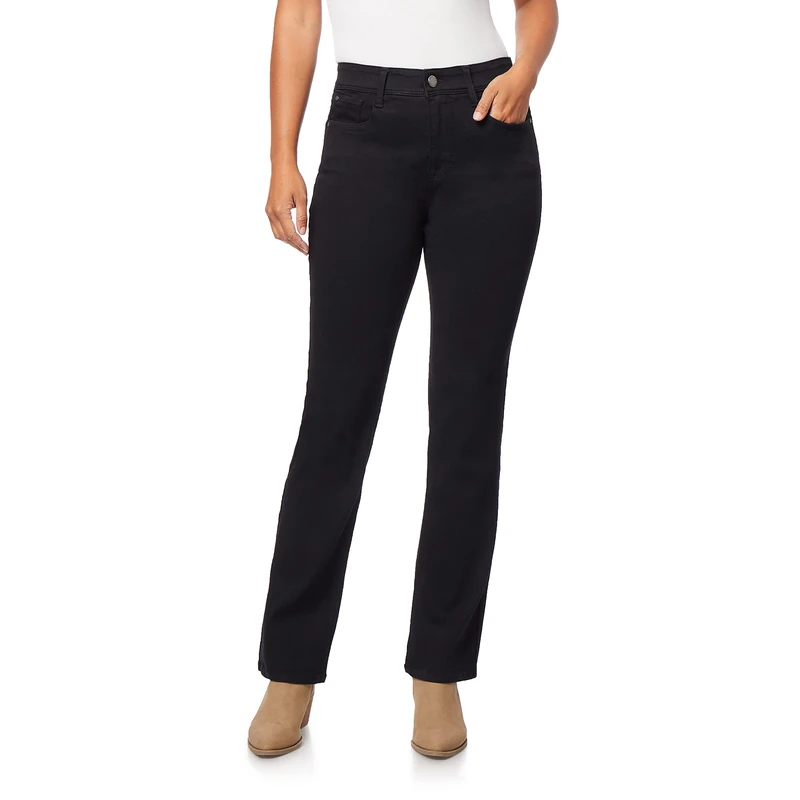 Angels Forever Young Women's 360 Sculpt Bootcut Jeans, Onyx, 14