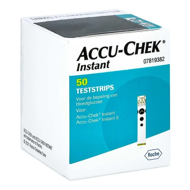 Accu-Chek Instant Blood Glucose Test Strips - 50 Pack