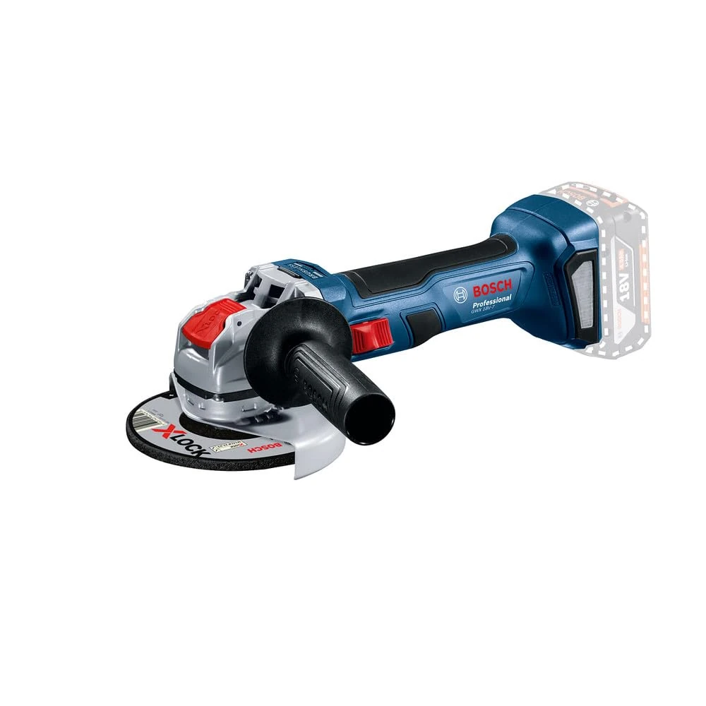 Bosch Professional 18V System Cordless Angle Grinder GWX 18V-7 (with X-Lock Holder, disc Diameter 125 mm, Without Battery/Charger)