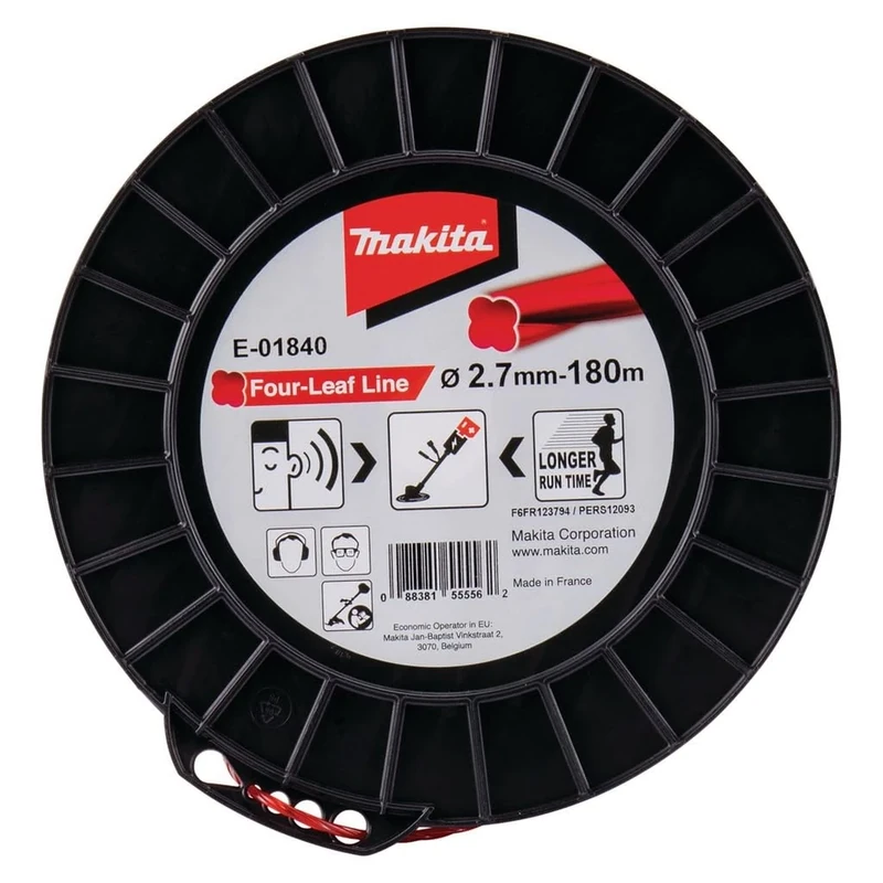 Makita E-01840 Strimmer Line Four Leaf 2.7 mm x 180 m