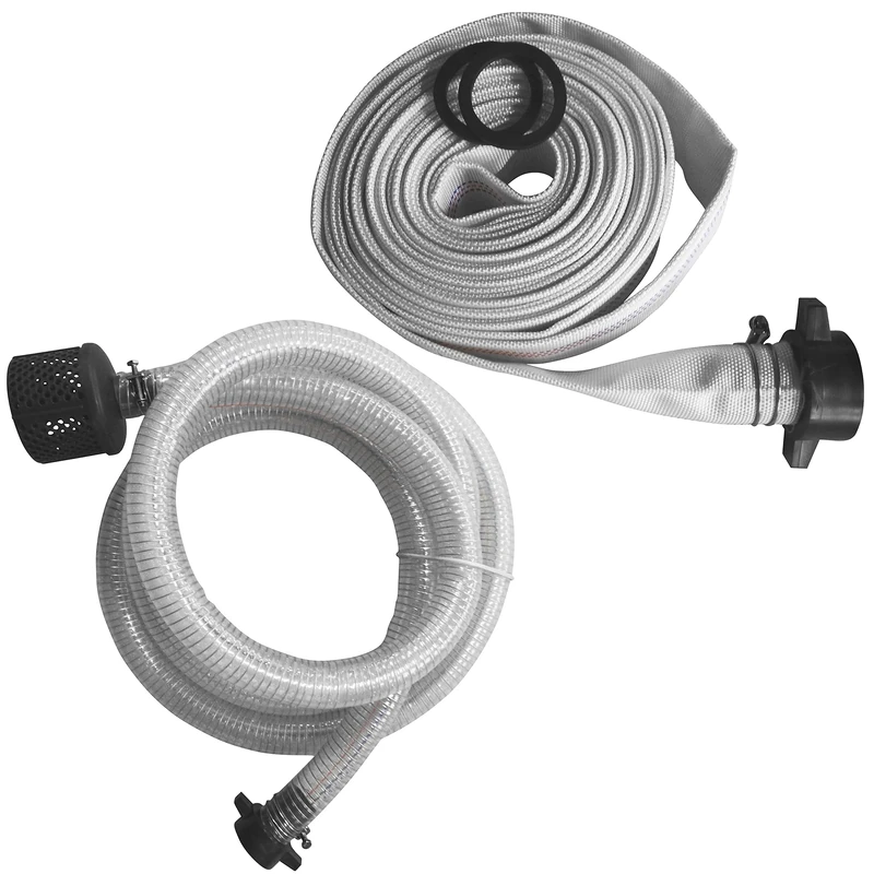 Güde 94506 Hose Set for GMP 15.22 (1.5 Inch Connection Thread, Set Consisting of: 4 m Hose and 10 m Outlet Hose)