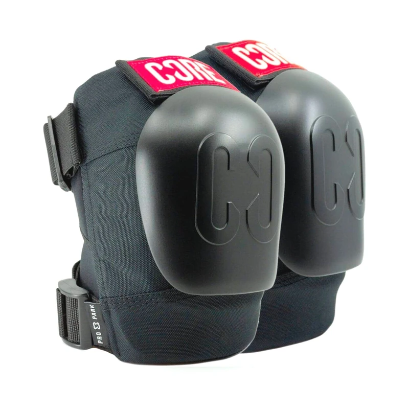 Core Pro Knee Pads for Skating Scooter Skateboarding BMX Roller Skating Protective Pro Park Knee Pads Heavy Duty Memory Foam Suitable for Kids, Teenagers & Adults Beginner and Professional - Small