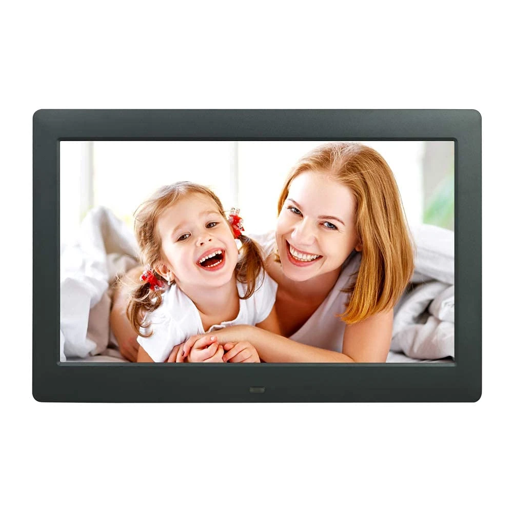 10.5 Inch Digital Picture Photo Frame 1080x720P Music Photo Video Player with Remote Control 4 Windows Display/Multi-Slideshow/Calendar/Clock Alarm Function Electronic Photo Picture Frames