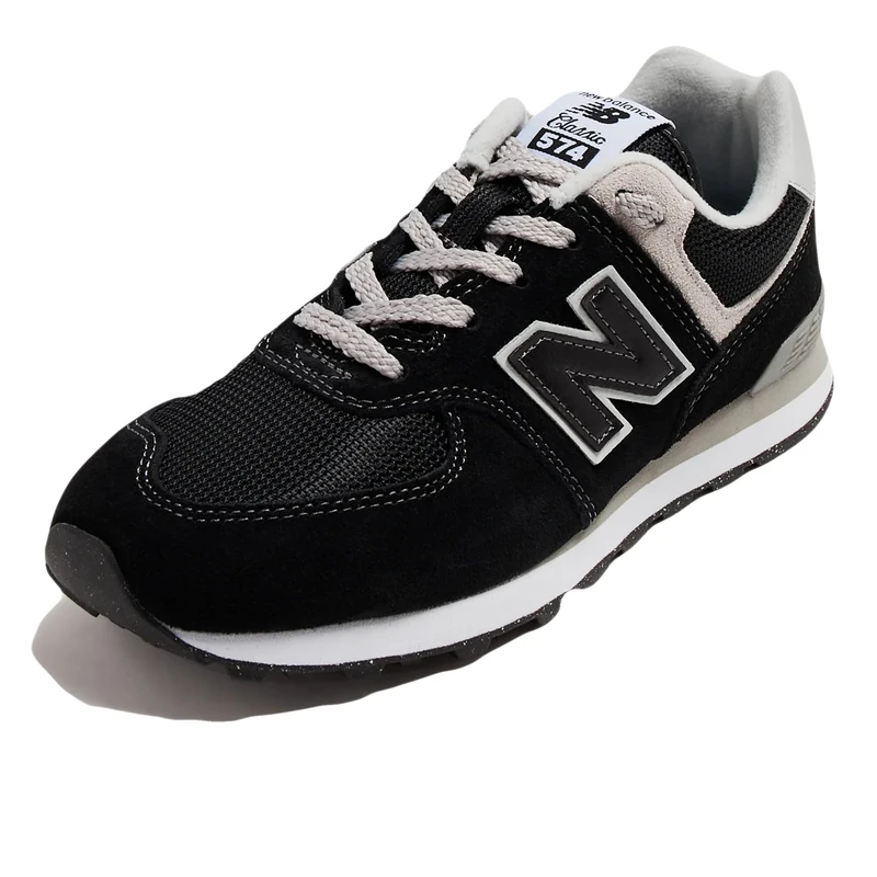 New Balance Boy's 574 Lifestyle Shoe, Black