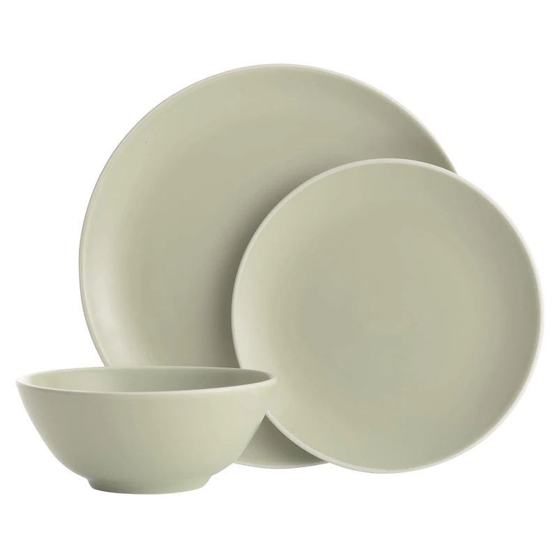 Mason Cash Classic Collection Green 12-Piece Dinner Set