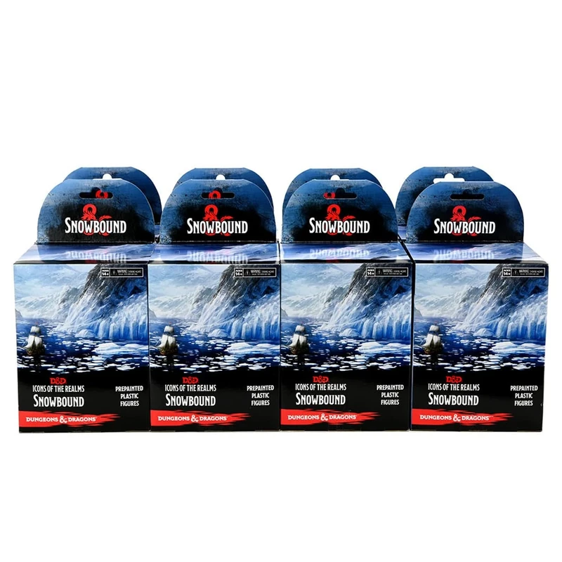 WizKids Dungeons and Dragons Icons of the Realms, Snowbound Booster Brick (8)