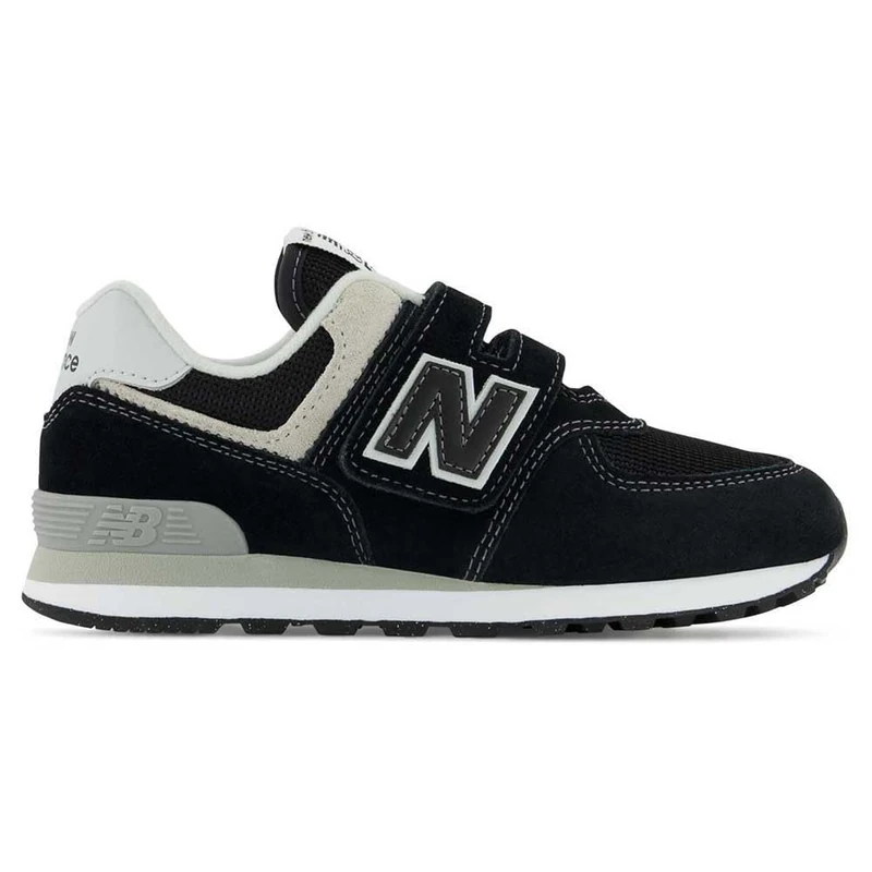 New Balance Unisex Kids 574 Sneaker, Black, 11.5 UK