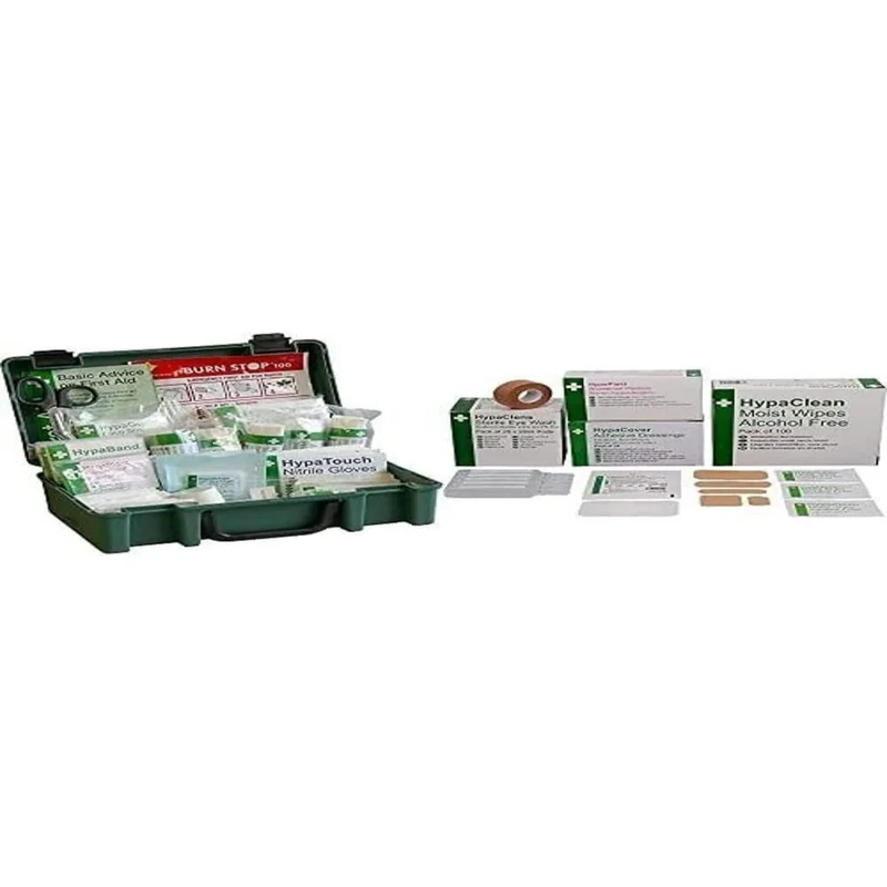 Safety First Aid Group Economy Workplace First Aid Kit BS 8599 Compliant, Small with Extra Essentials Supersize Kit, Bundle