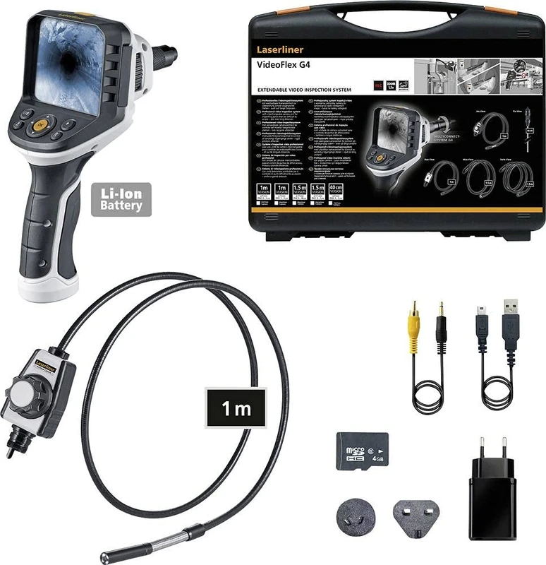 Laserliner 082.245A Endoscope Probe - 6 mm Diameter, 1 m Length - Image 1