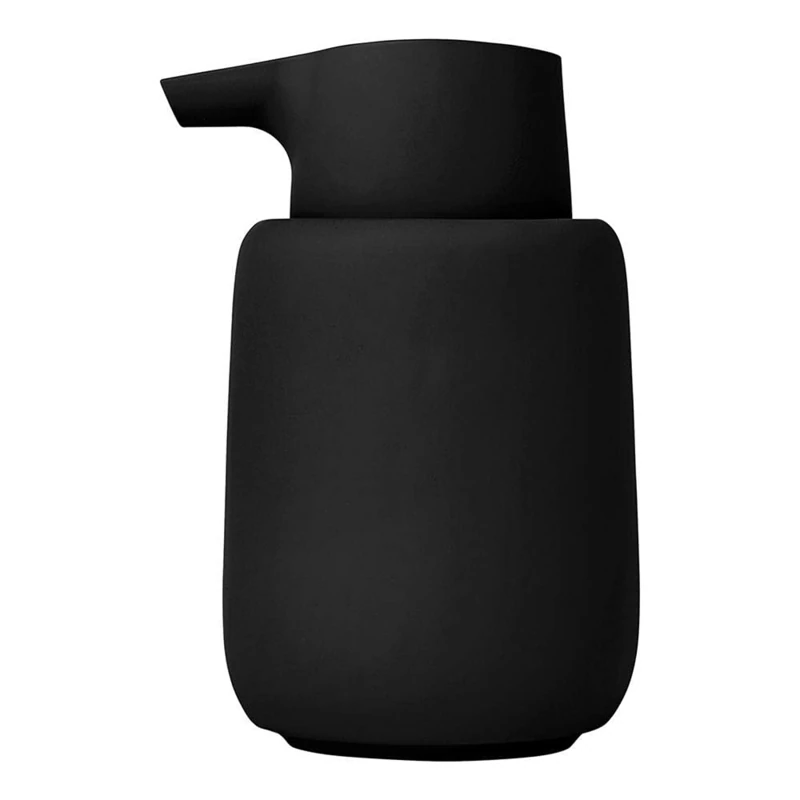 Blomus Soap Dispenser, Ceramic, Black, Standard Size