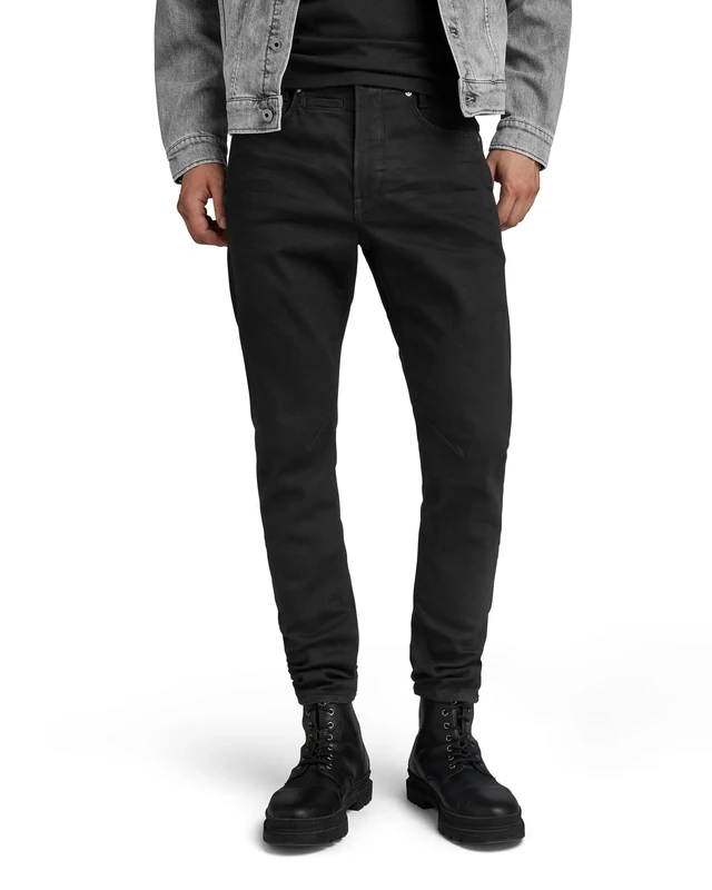 G-STAR Men's D-Staq 3D Slim Jeans, Black (pitch black D05385-B964-A810), 40W / 38L