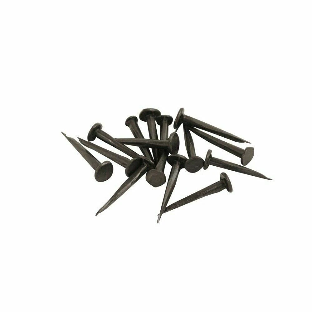SISI UK® 50 x Carpet, Upholstery Tacks 13mm,20 & 25mm Fine Blued Cut Nails Pins (13mm)