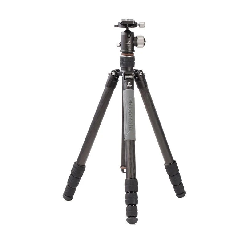 Leofoto - RF-284CT+ Ballhead XB-32 - Carbon Tripod for Cameras - Including Ballhead - Load capacity of 15kg - Extendable Feet - Min. Height of 20 cm to a Max. Height of 166 cm