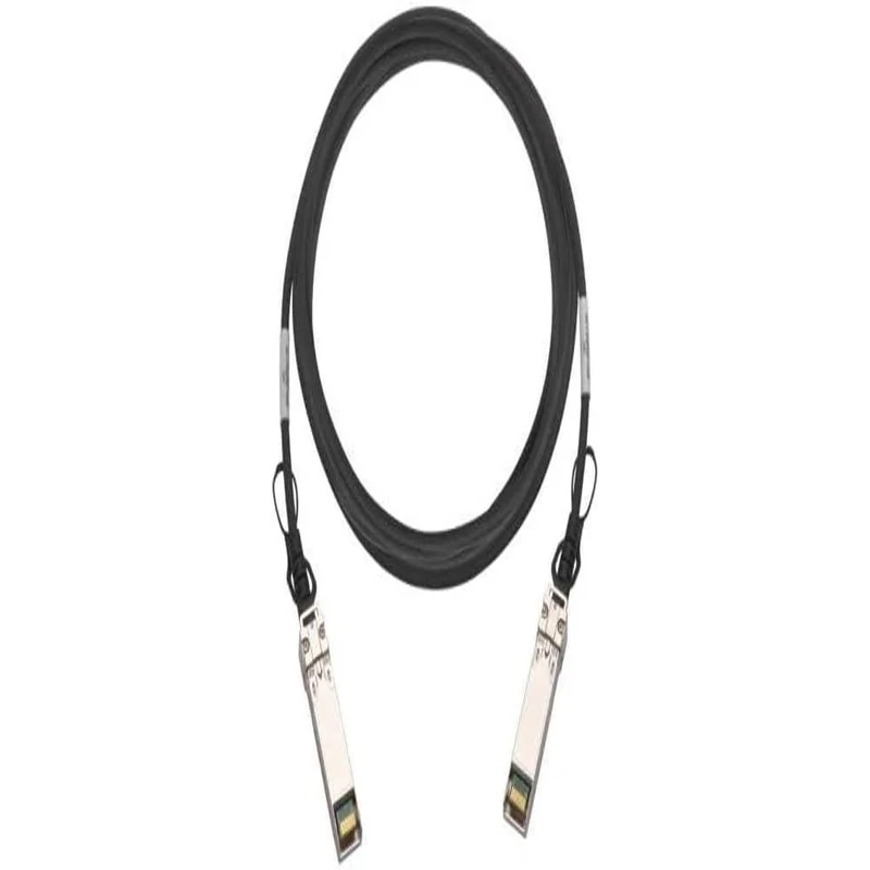 QNAP CAB-DAC15M-SFP28 fibre optic cable 1.5 m QSFP28 Black - Image 1