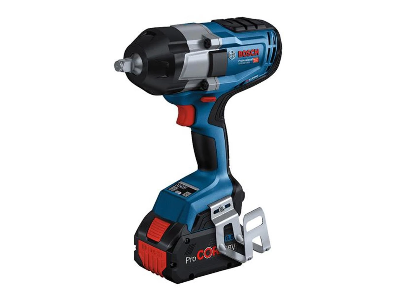 Bosch Professional BITURBO GDS 18V-1000 Cordless Impact Driver (1000 Nm Tightening Torque, 1600 Nm Breakaway Torque, 2 x ProCORE18V 8.0 Ah rech. Batteries, GAL 1880 CV Quick Charger, in L-BOXX 136)