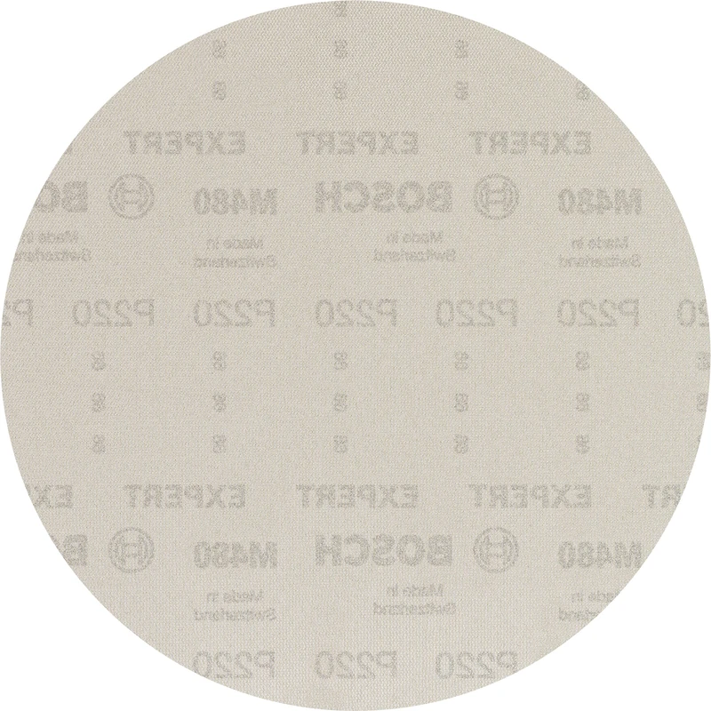 Bosch 25x EXPERT M480 Sanding Net (for Drywall, Hardwood, Ø 225 mm, Grit 220, Professional Accessory Drywall Sander)