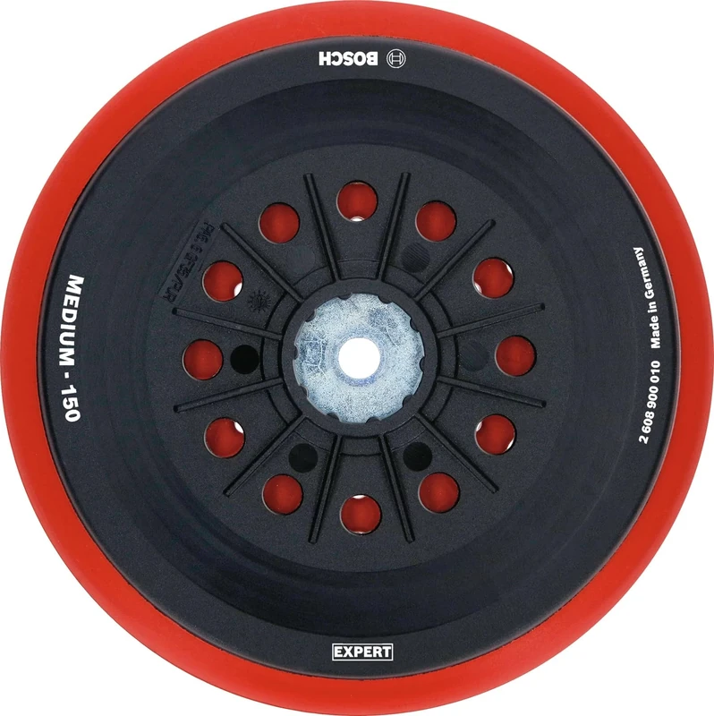 Bosch 1x EXPERT Multihole Backing Pads for Bosch 150 mm (Ø 150 mm, Professional Accessory Random Orbital Sander)