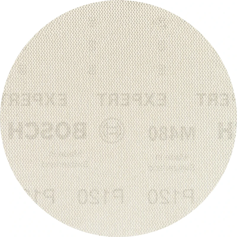 Bosch 50x EXPERT M480 Sanding Net (for Paint on wood, Hardwood, Ø 125 mm, Grit 120, Professional Accessory Random Orbital Sander, Orbital Sander)