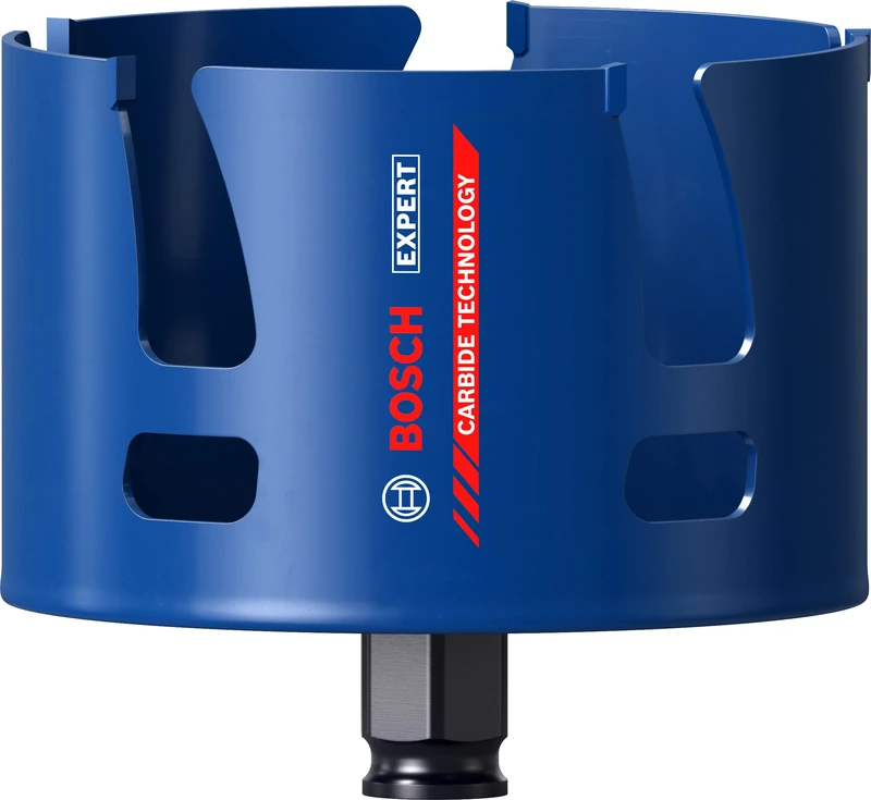 Bosch 1x EXPERT Construction Material Hole Saw (for Softwood, Chipboard, Ø 102 mm, Professional Accessory Rotary Drill/Drivers)